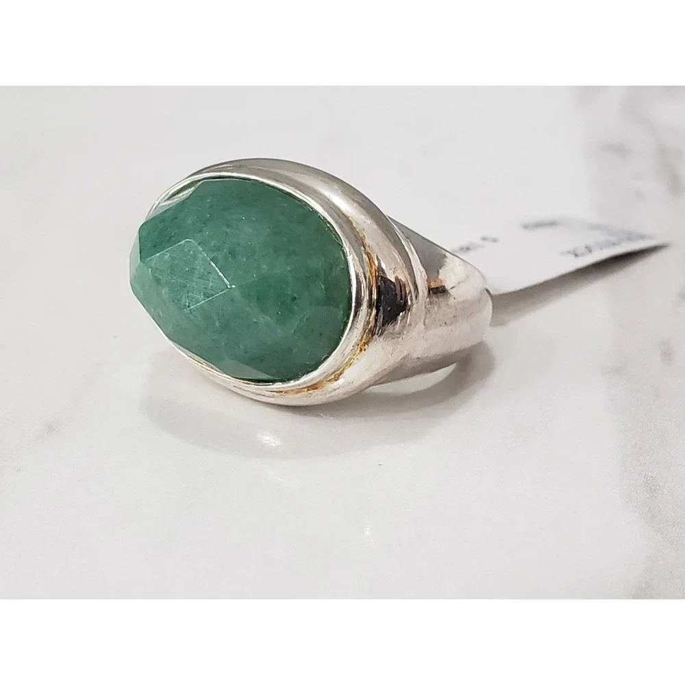 NEW Sz 7 Ring Dome Medieval Mens Womens 80s 90s statement cocktail lauren g adam